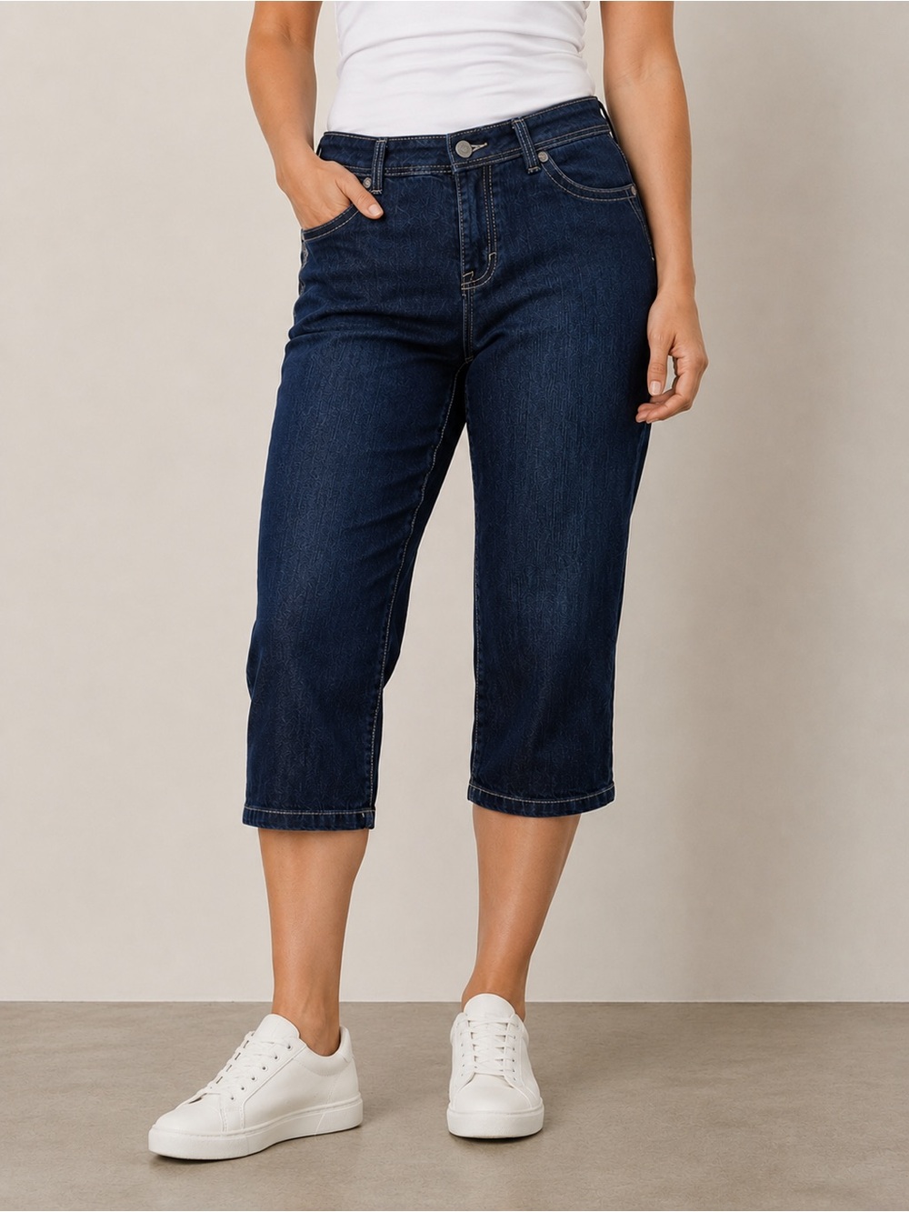 NWT Style & Co Premium Jeans Tummy Control Capri Jeans Women’s 12